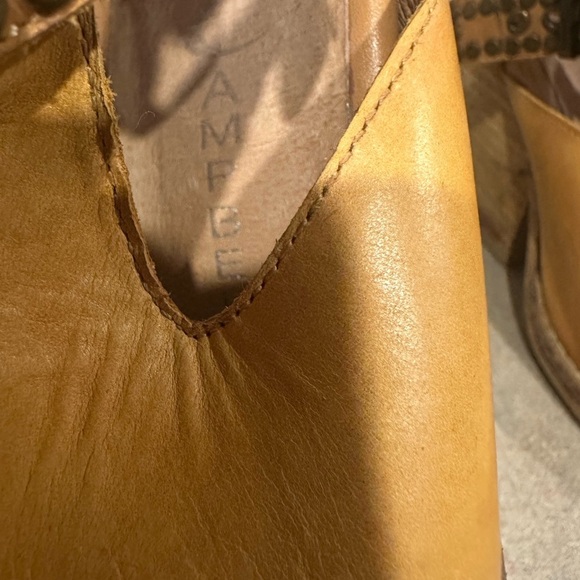 Vintage Jeffery Campbell Watson Distressed Leather Studded Cutout Ankle Boots 7 - Picture 2 of 8